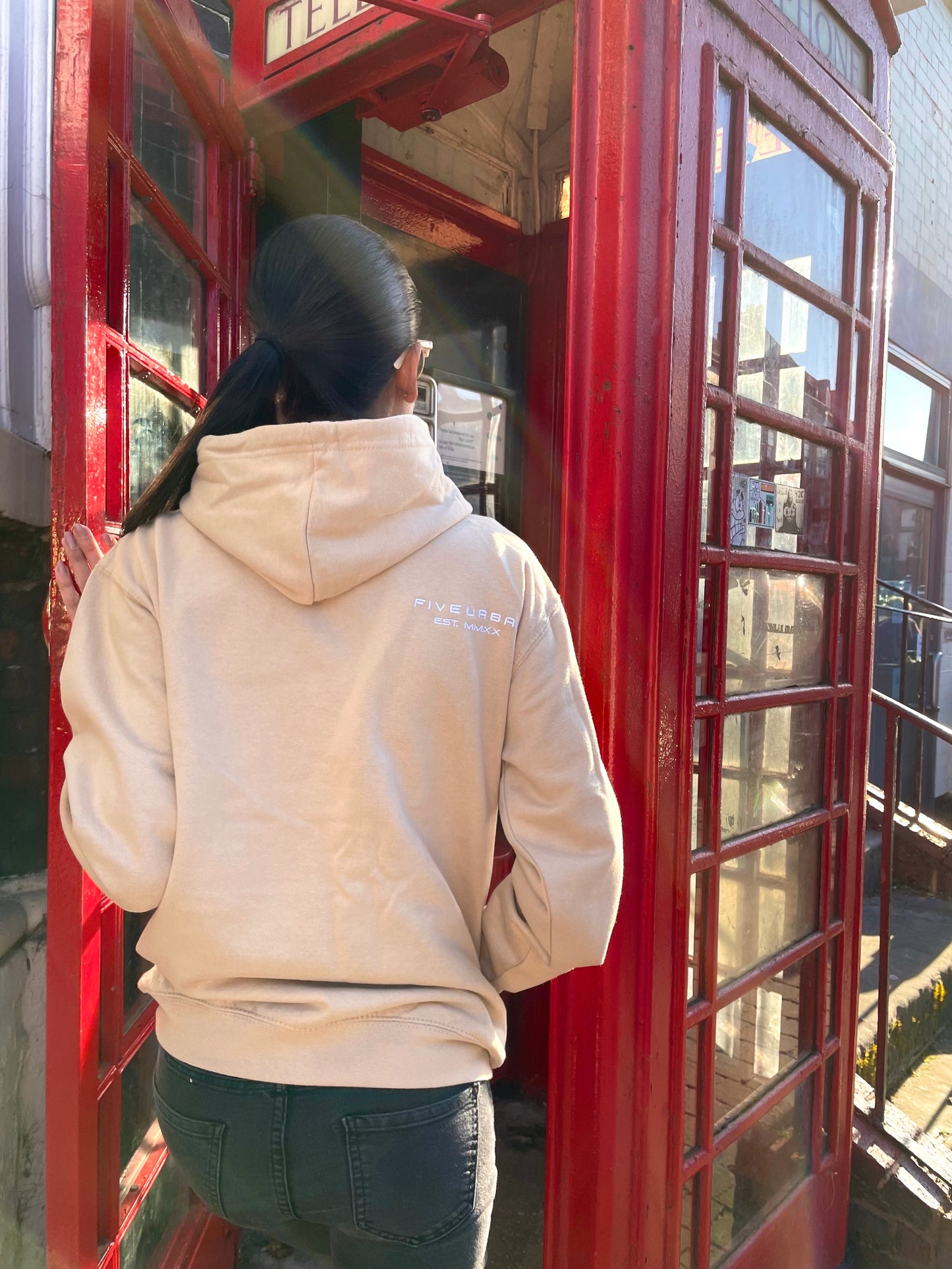 SS22 Five Urban Premium Desert Sand Hoodie (Unisex)