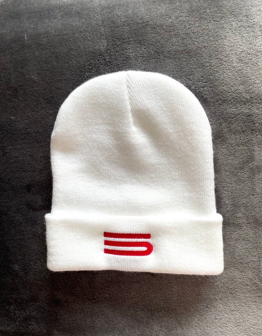 Five Urban White Beanie